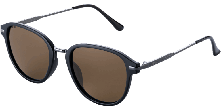 BW-0224F｜フレーム MATTE BLACK / レンズ BROWN｜BUNNY WALK 偏光サングラス