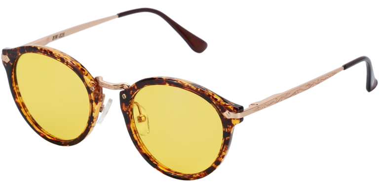 BW-0283Y｜フレーム BROWN DEMI / レンズ YELLOW｜BUNNY WALK 夜間用ナイトグラス